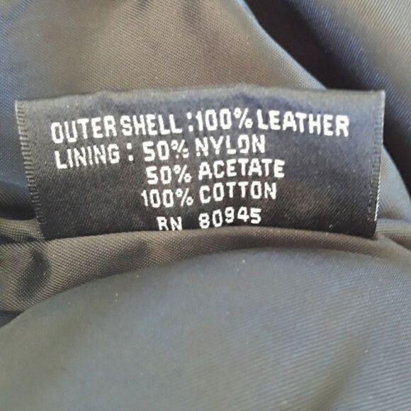 Vtg 80's Luis Alvear Skirt Edgy Career Leather Straight Knee Length Black Sz 4 - Picture 4 of 8